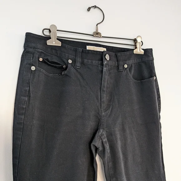 Michael Kors Flare Black Pants In Size 8 - Picture 2 of 7